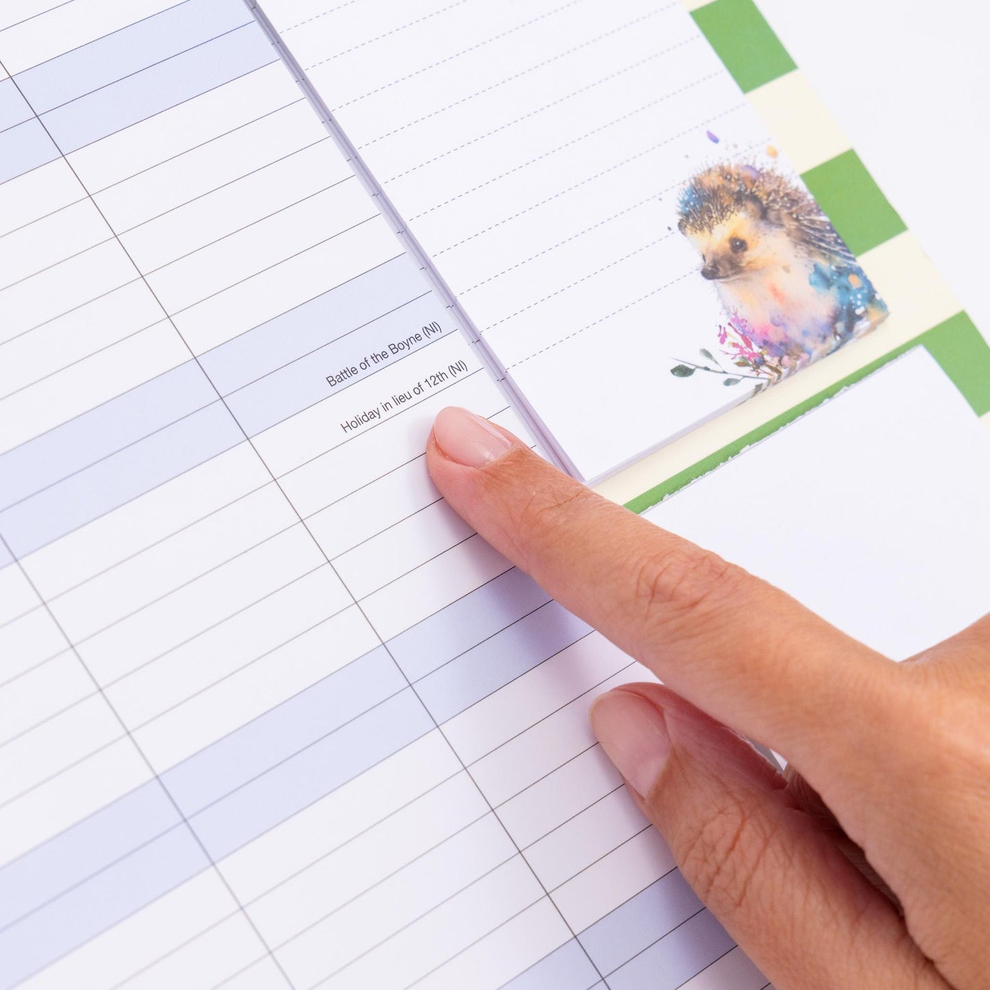 2026 Family Planner 5 Column Calendar Wall Organiser Shopping List & Notepad