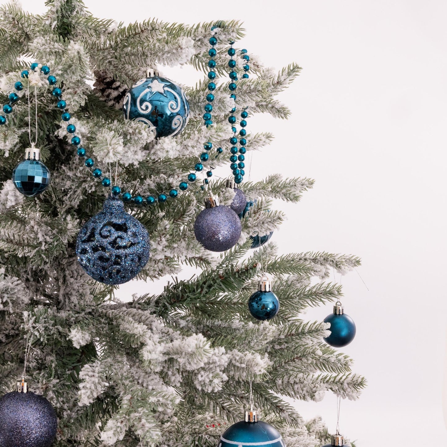 100 Christmas Baubles Tree Hanging Balls Xmas Party Beads Ornament navy Etsy