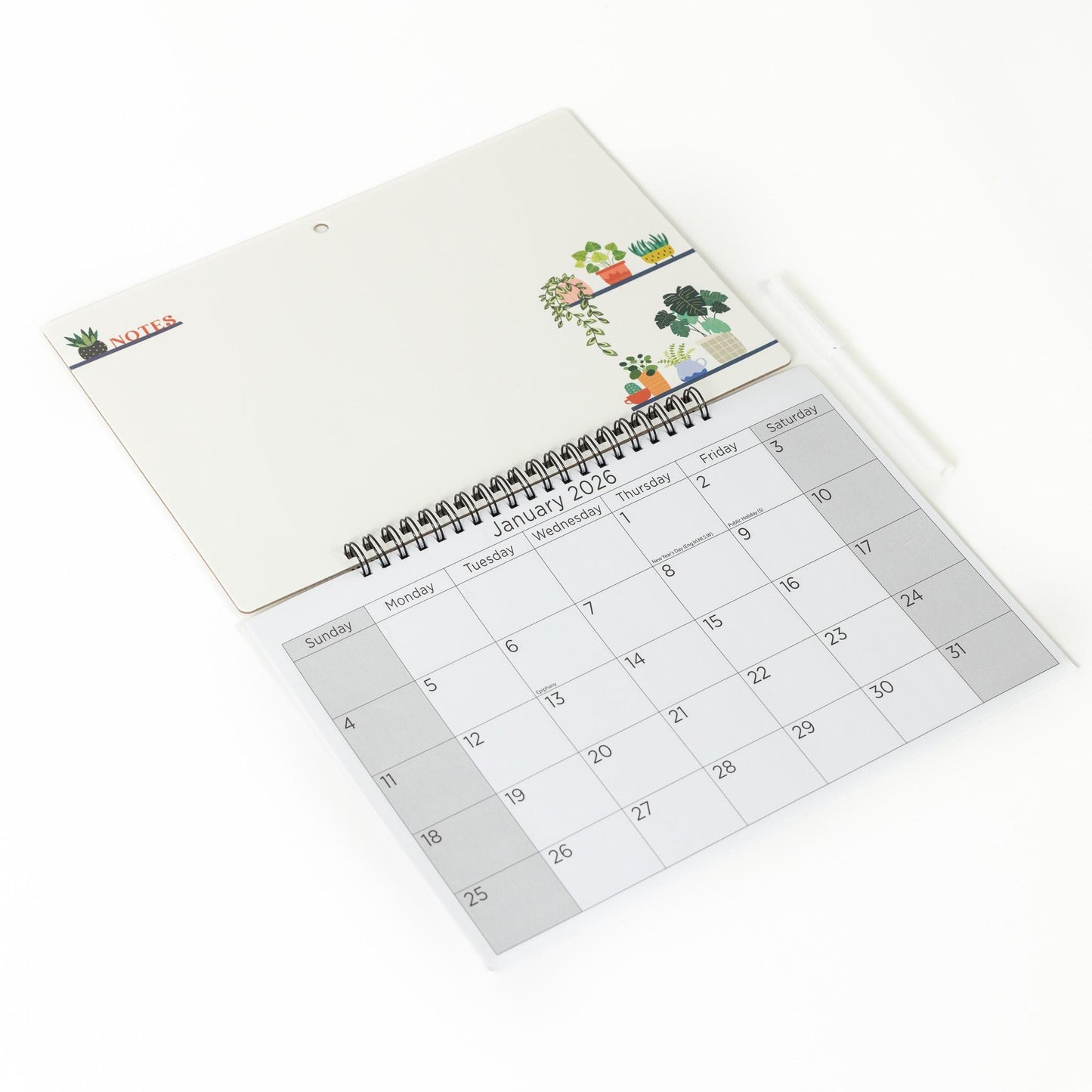 2026 Monthly Memo Board Wall Calendar Family Organiser White Board & Pen Etsy