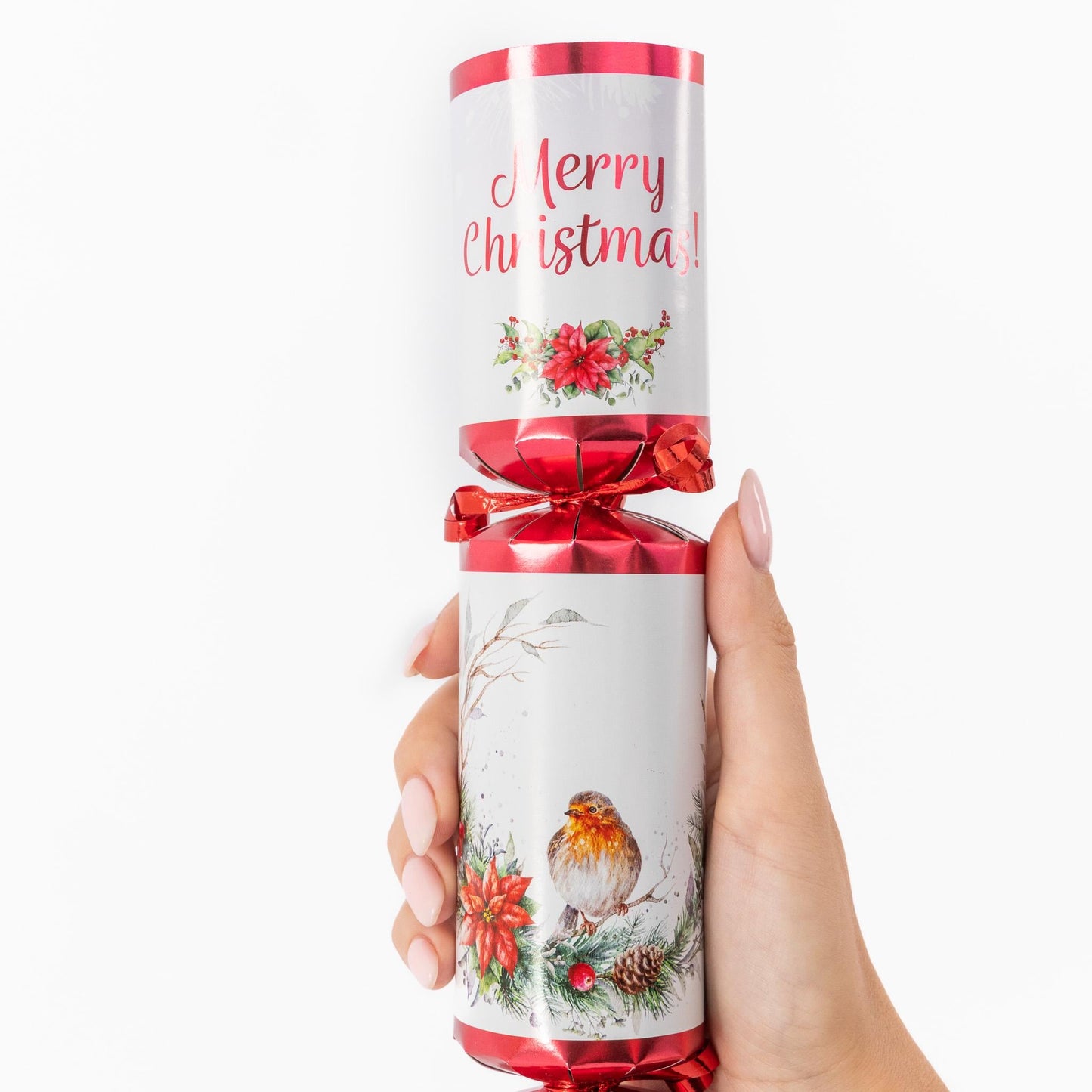 Christmas Cracker Make Fill Your Own kit Makes 6 Crackers Hats Joke Robin Etsy