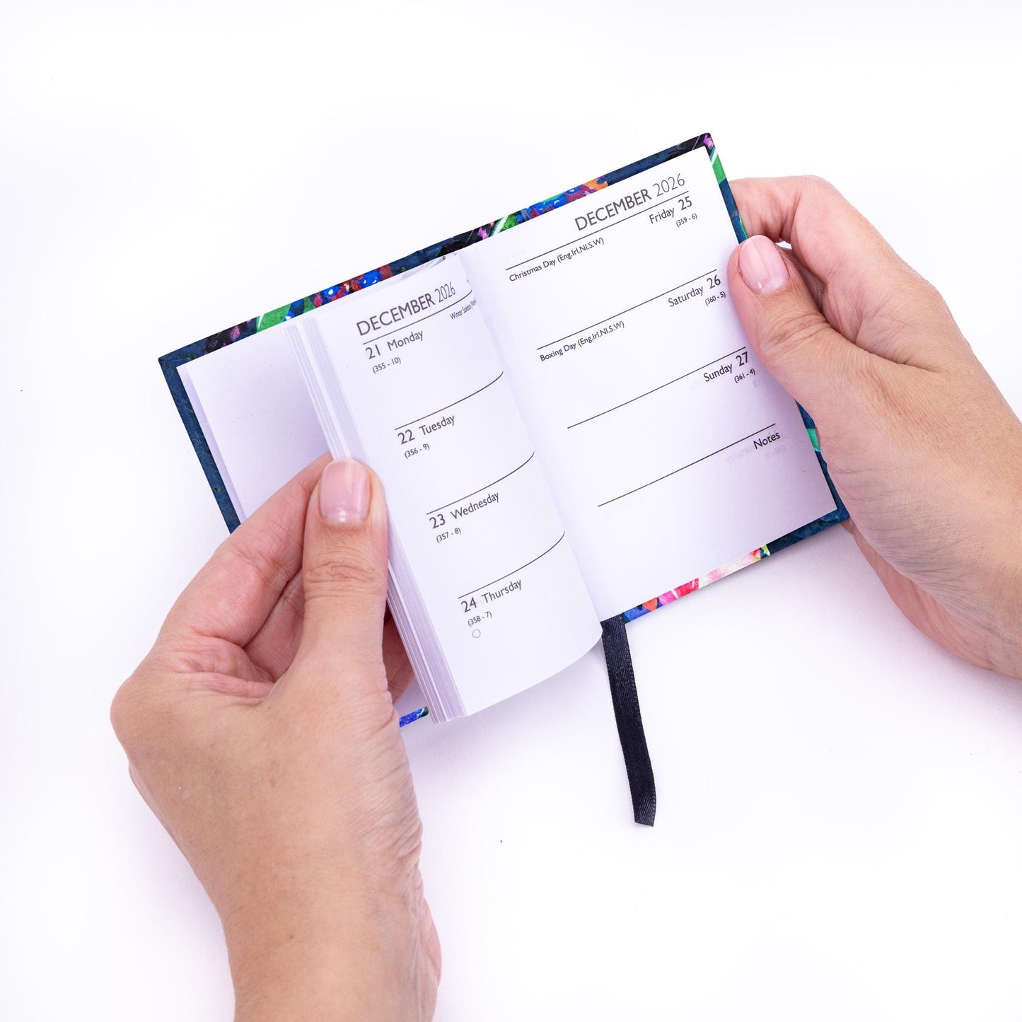 2026 Diary Pocket Size Handbag Week to View Diaries Full Year Calendar planner