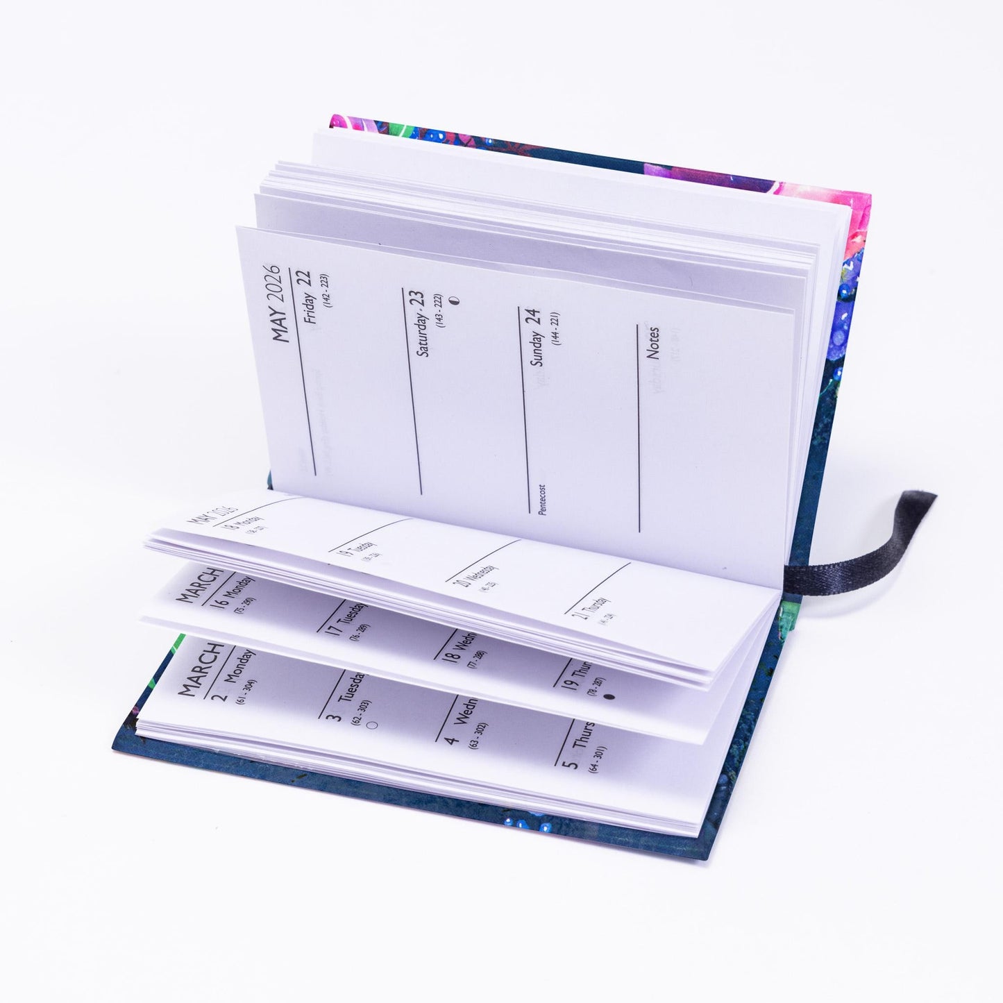 2026 Diary Pocket Size Handbag Week to View Diaries Full Year Calendar planner
