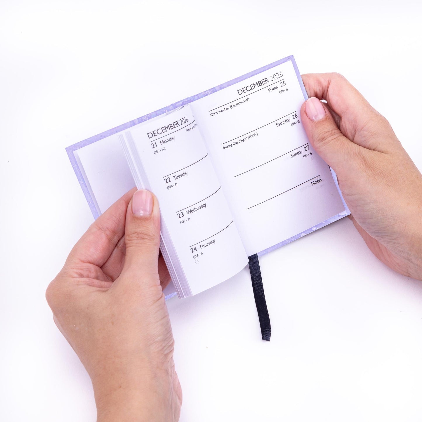 2026 Diary Pocket Size Handbag Week to View Diaries Full Year Calendar Planner