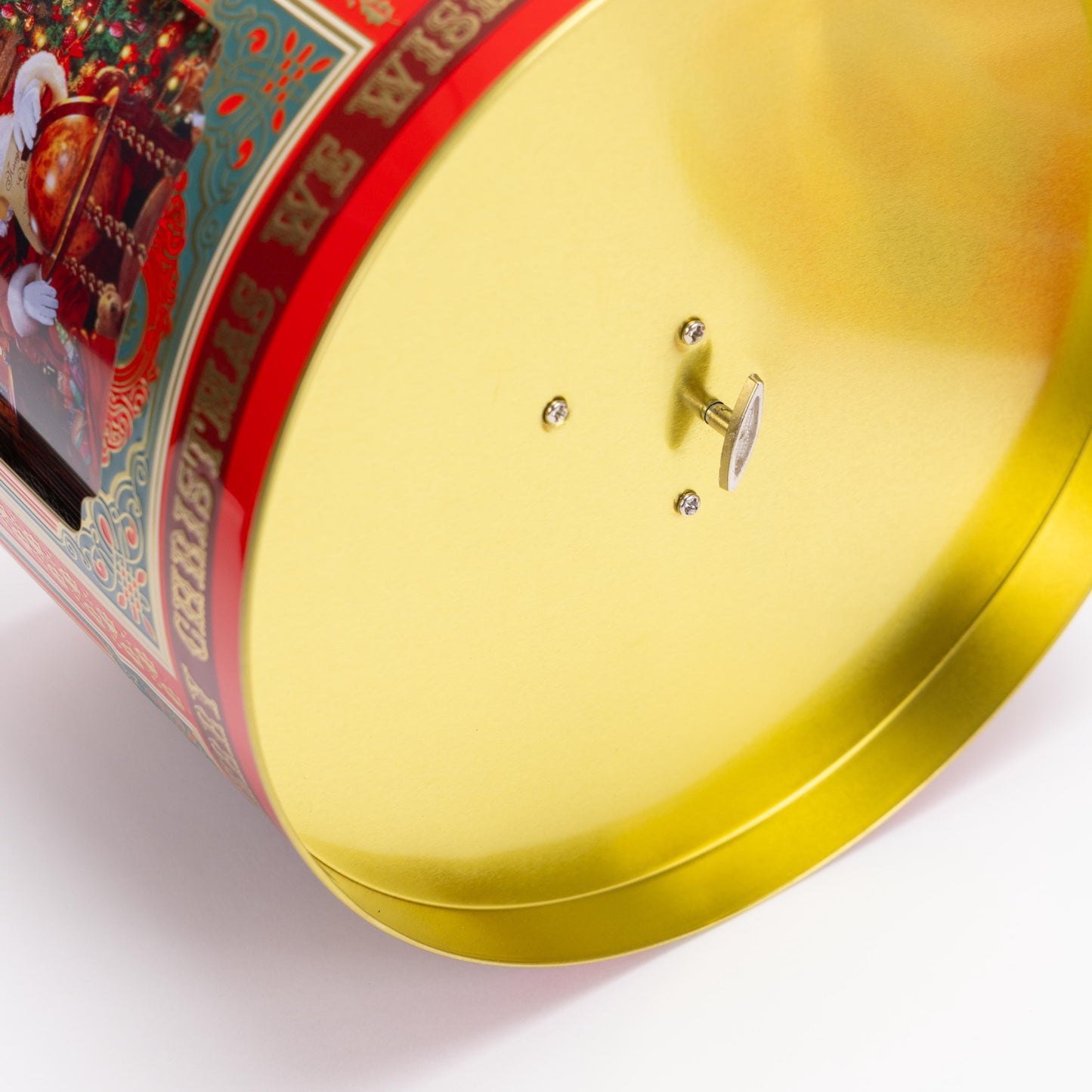 Musical Christmas Tin Jars Storage Tin Container Cookie Biscuit Carousel Etsy