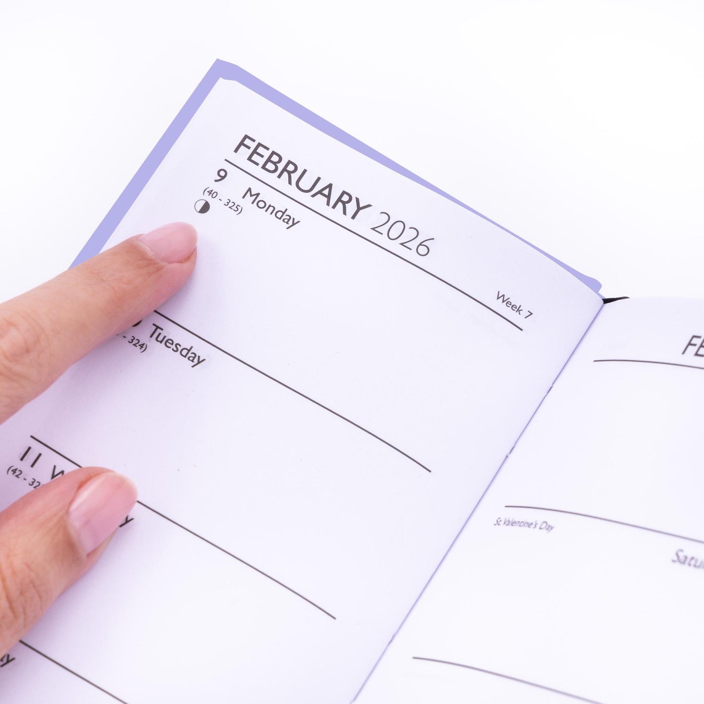 2026 Diary Slim Size Week to View Diaries Full Year Journal Calendar Planner