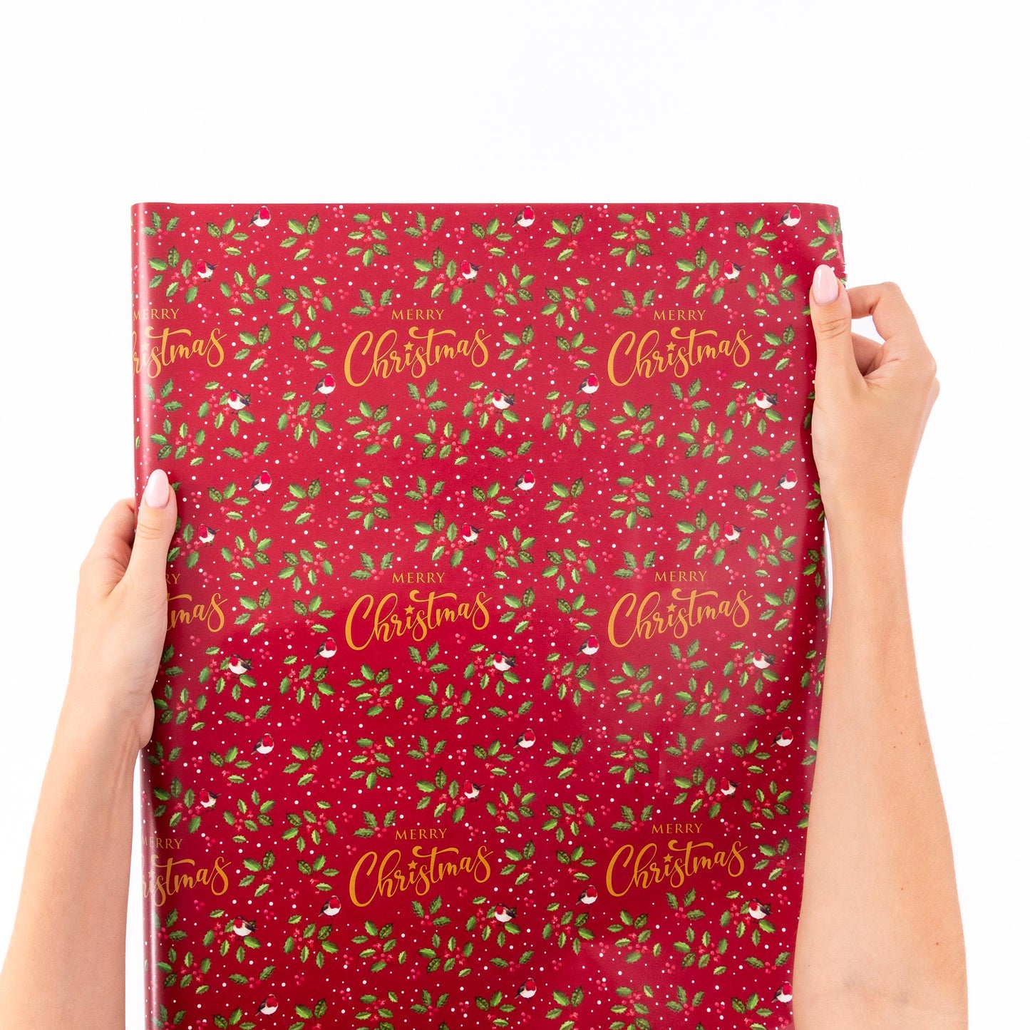 4 Rolls Christmas Gift Wrapping Traditional Paper 4M x 70cm Roll 16 Metre Etsy