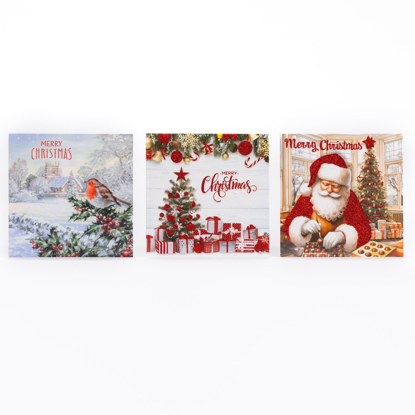 Christmas Cards Bumper Pack of 36 Mixed Cute Traditional Festive 6 Mixed Designs