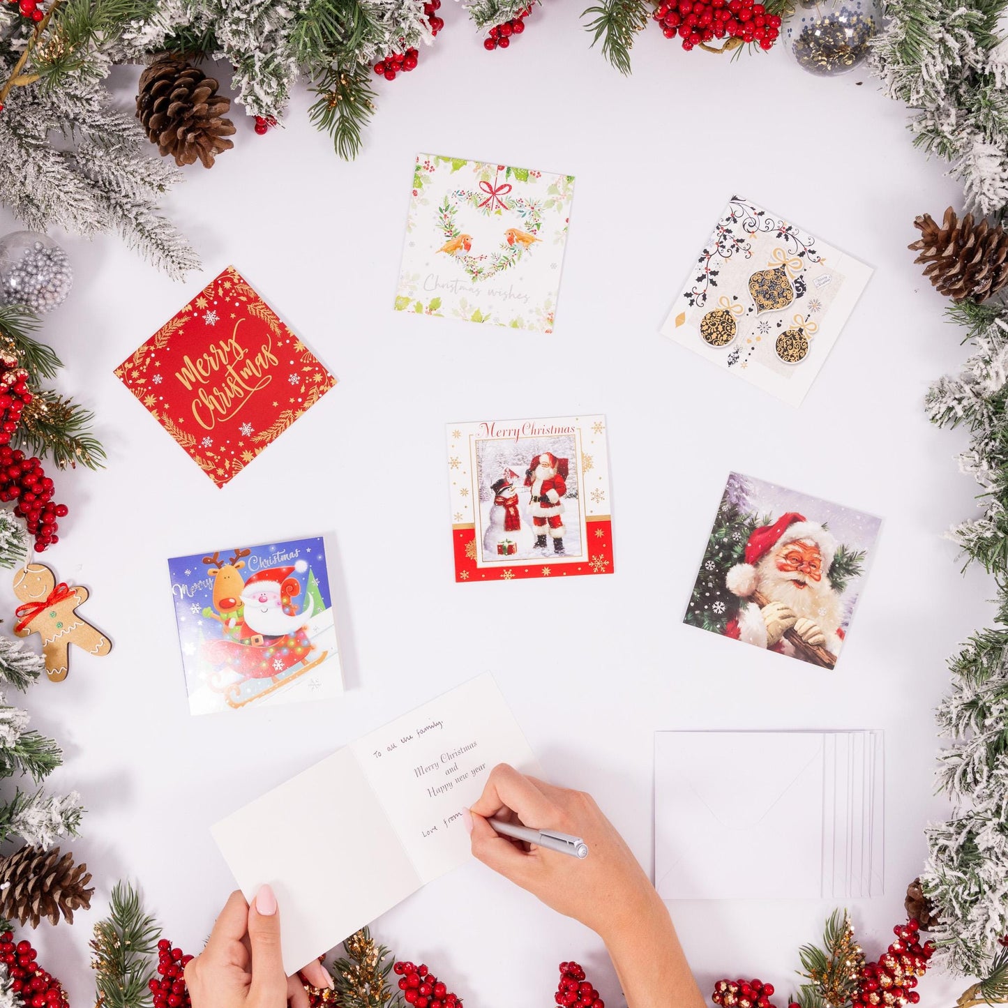 Christmas Cards Bumper Pack of 40 Mixed Cute Traditional Festive 8 Mixed Designs Etsy