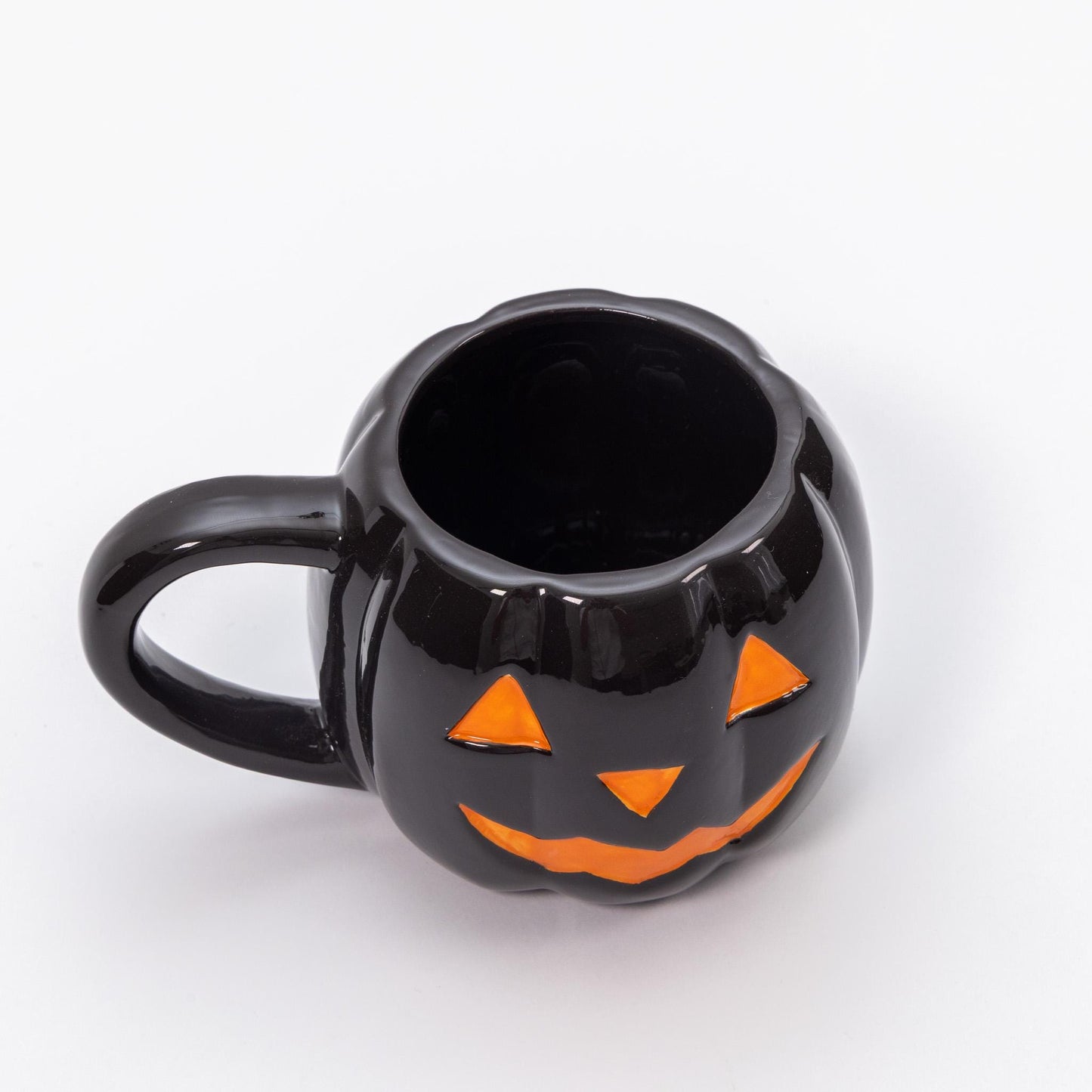 pumpkin Ceramic Mug 2x Cup Halloween Kitchen Accessory Tableware Food Drinks Etsy