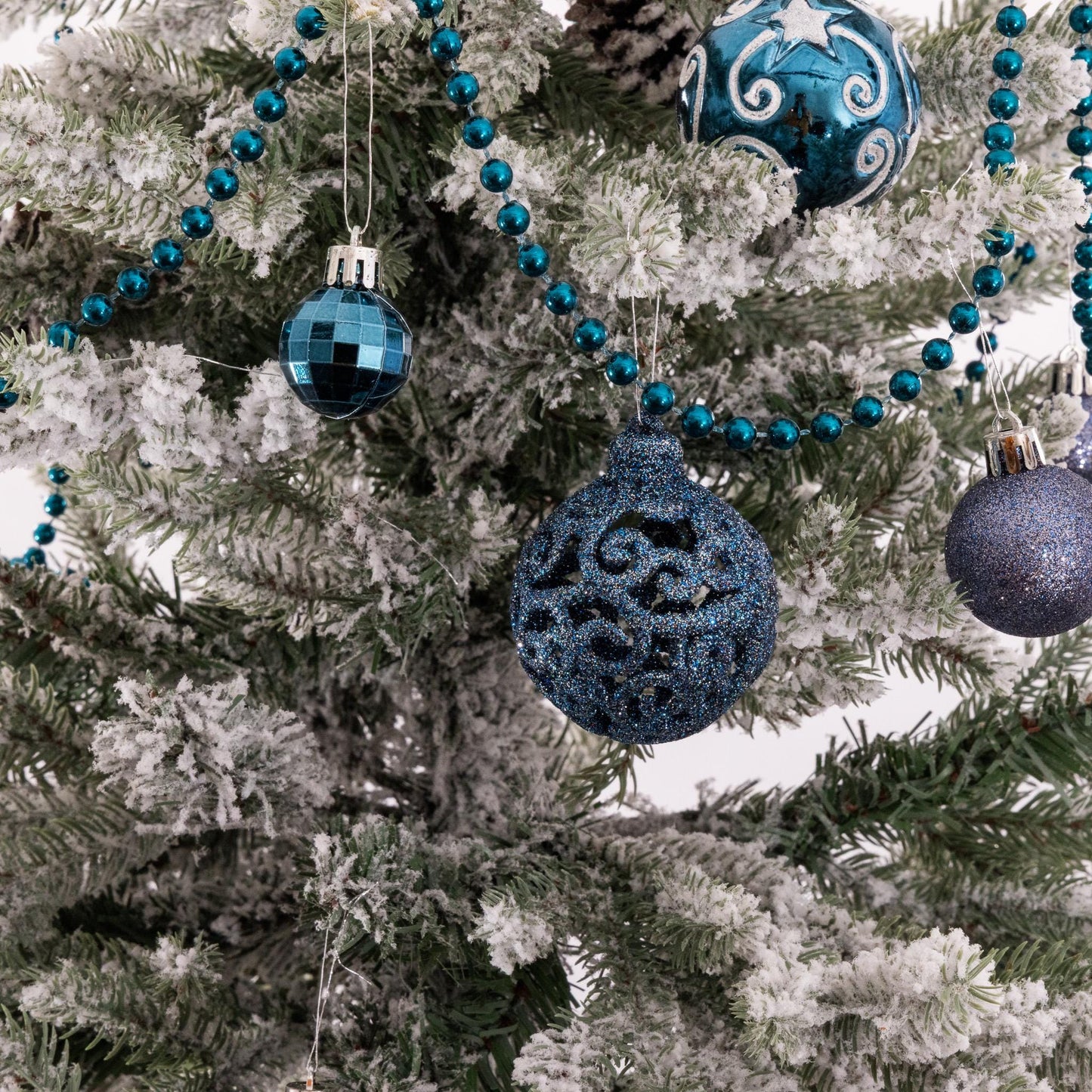 100 Christmas Baubles Tree Hanging Balls Xmas Party Beads Ornament navy Etsy