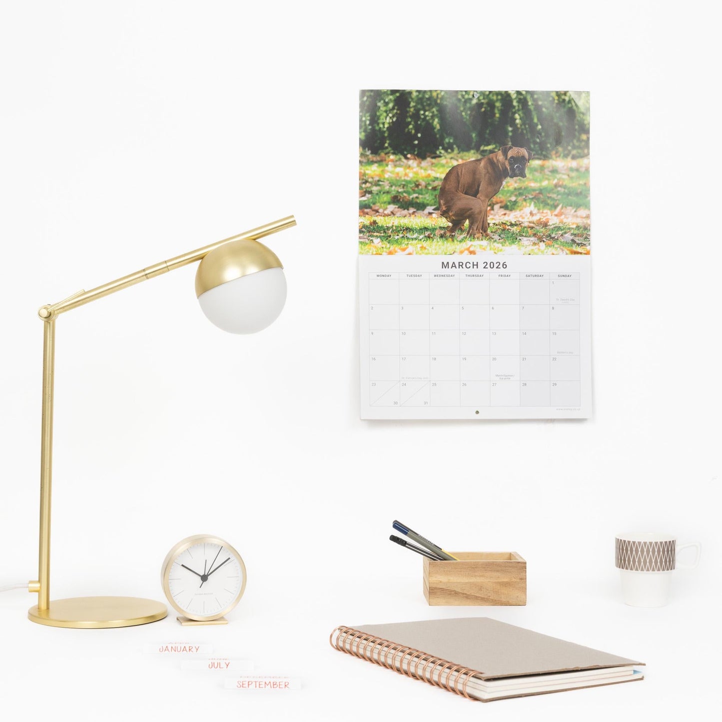 2026 Funny Pooing Dog Calendar Wall Monthly Planner Staff Rota funny staff office secret Santa planner Etsy