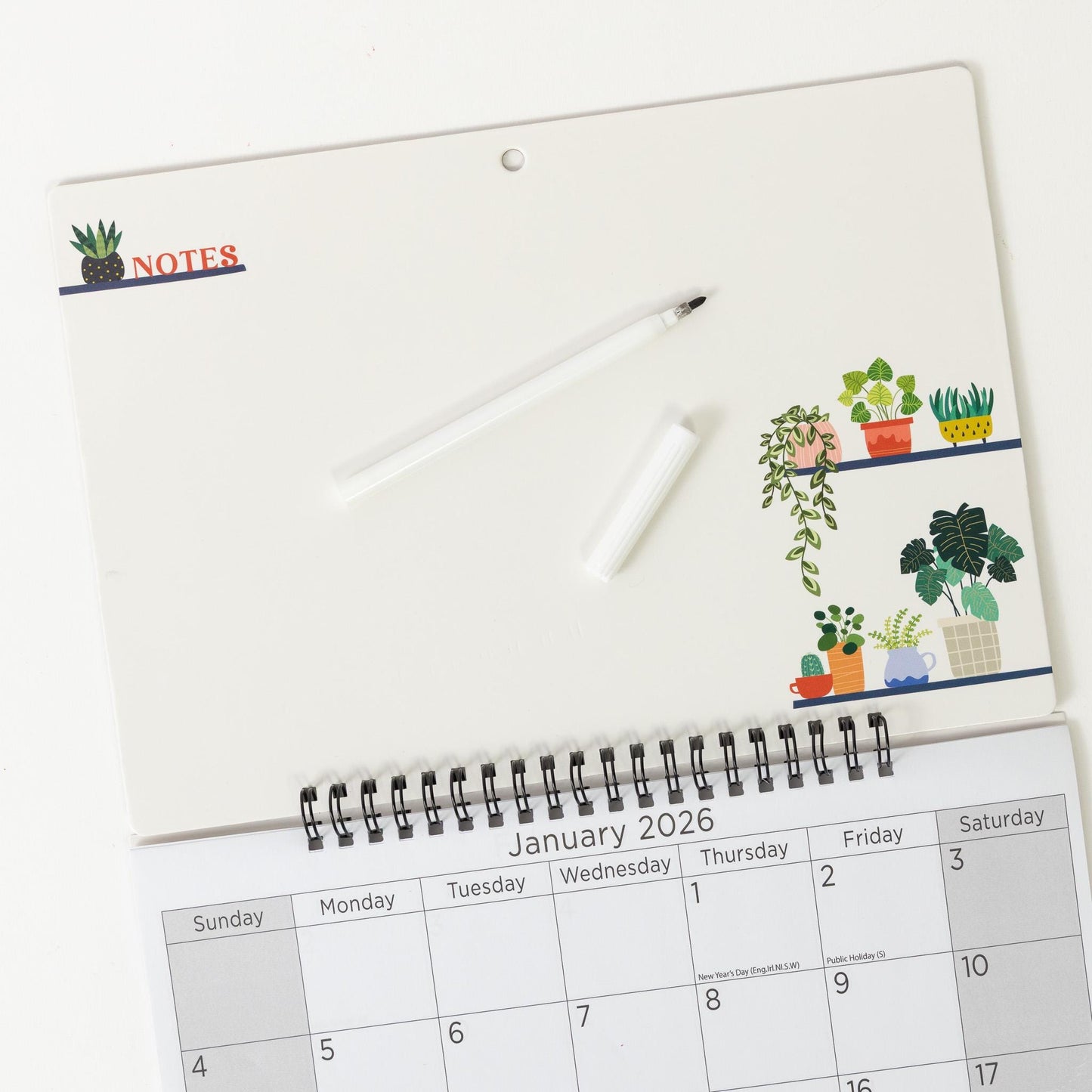 2026 Monthly Memo Board Wall Calendar Family Organiser White Board & Pen Etsy