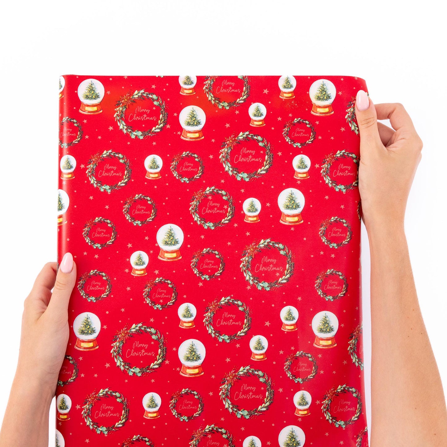 4 Rolls Christmas Gift Wrapping Traditional Paper 4M x 70cm Roll 16 Metre Etsy