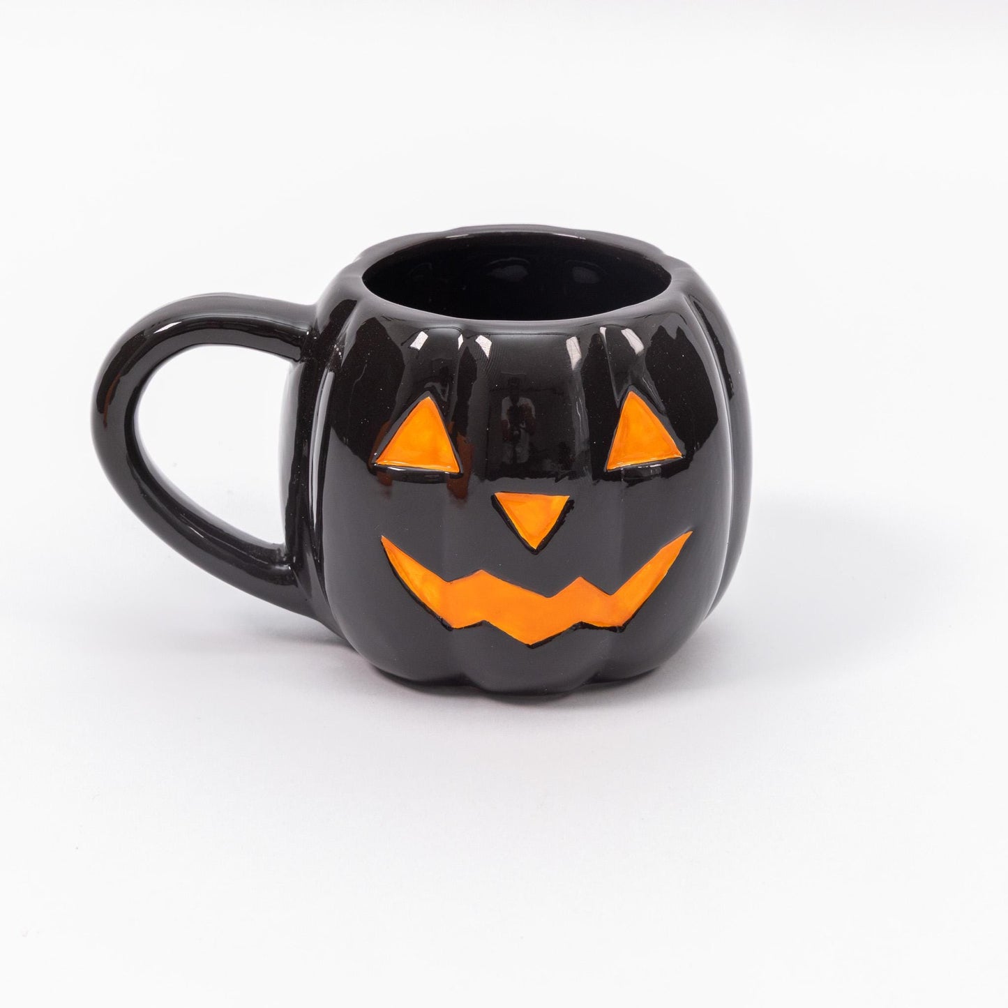 pumpkin Ceramic Mug 2x Cup Halloween Kitchen Accessory Tableware Food Drinks Etsy