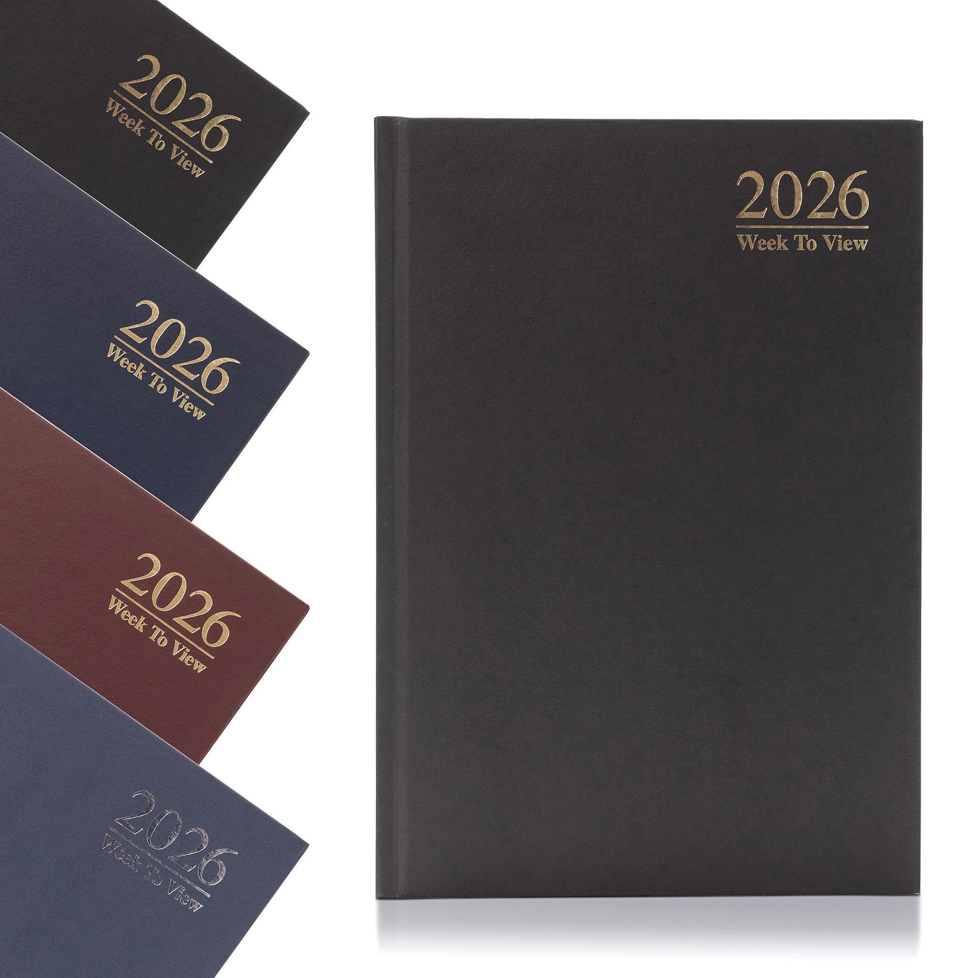 2026 A5 Week To View Diary Full Year Planner Organiser Hardback Cover Etsy