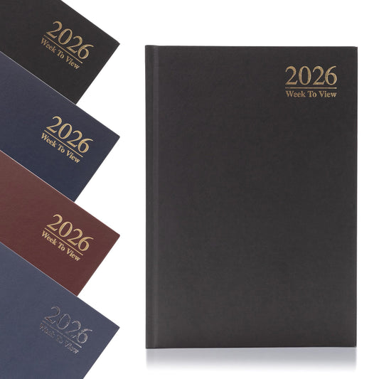 2026 A5 Week To View Diary Full Year Planner Organiser Hardback Cover Etsy