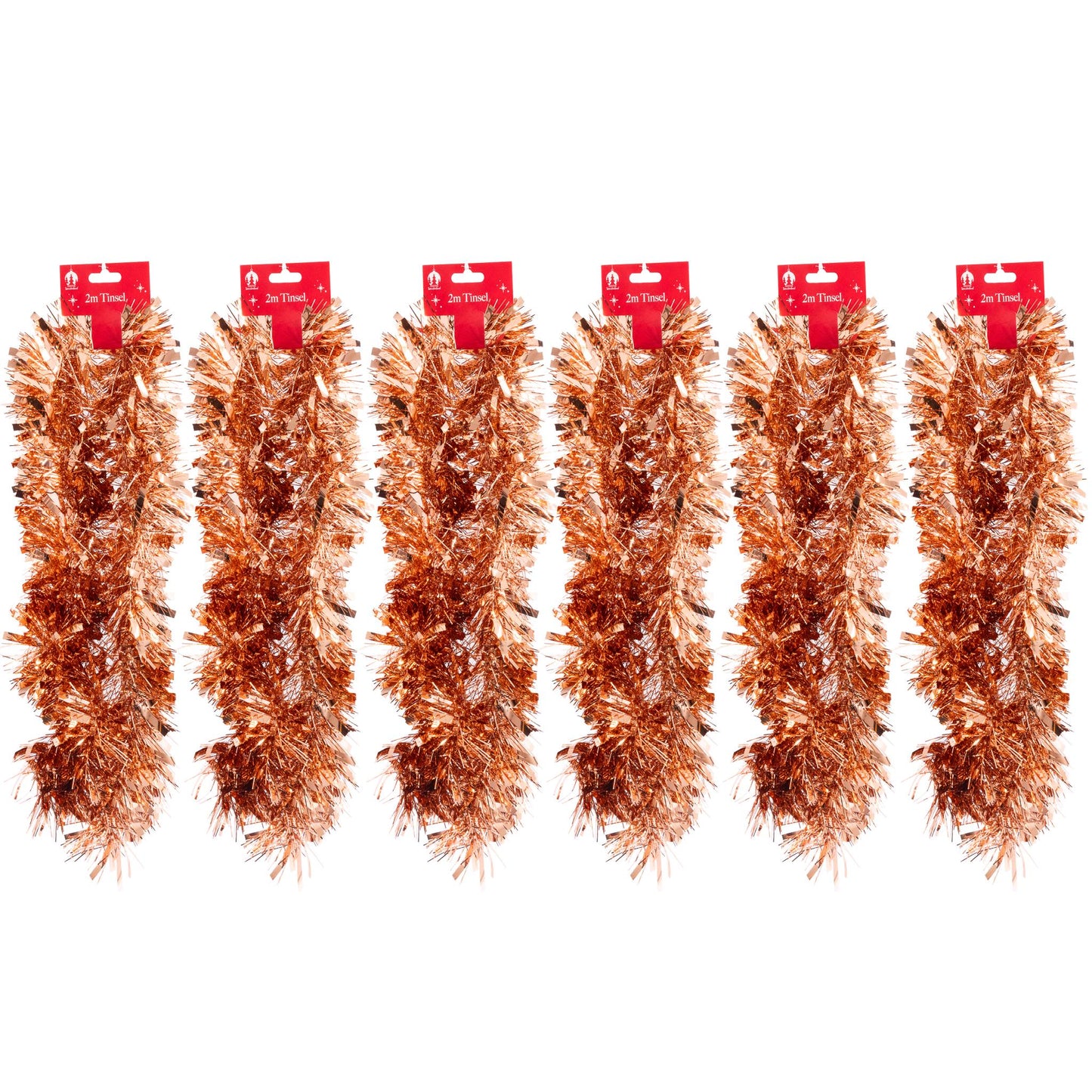 6 X 2M Chunky Tinsel Christmas Tree party Home Xmas Decoration Garland 12 Metre rainbow Etsy