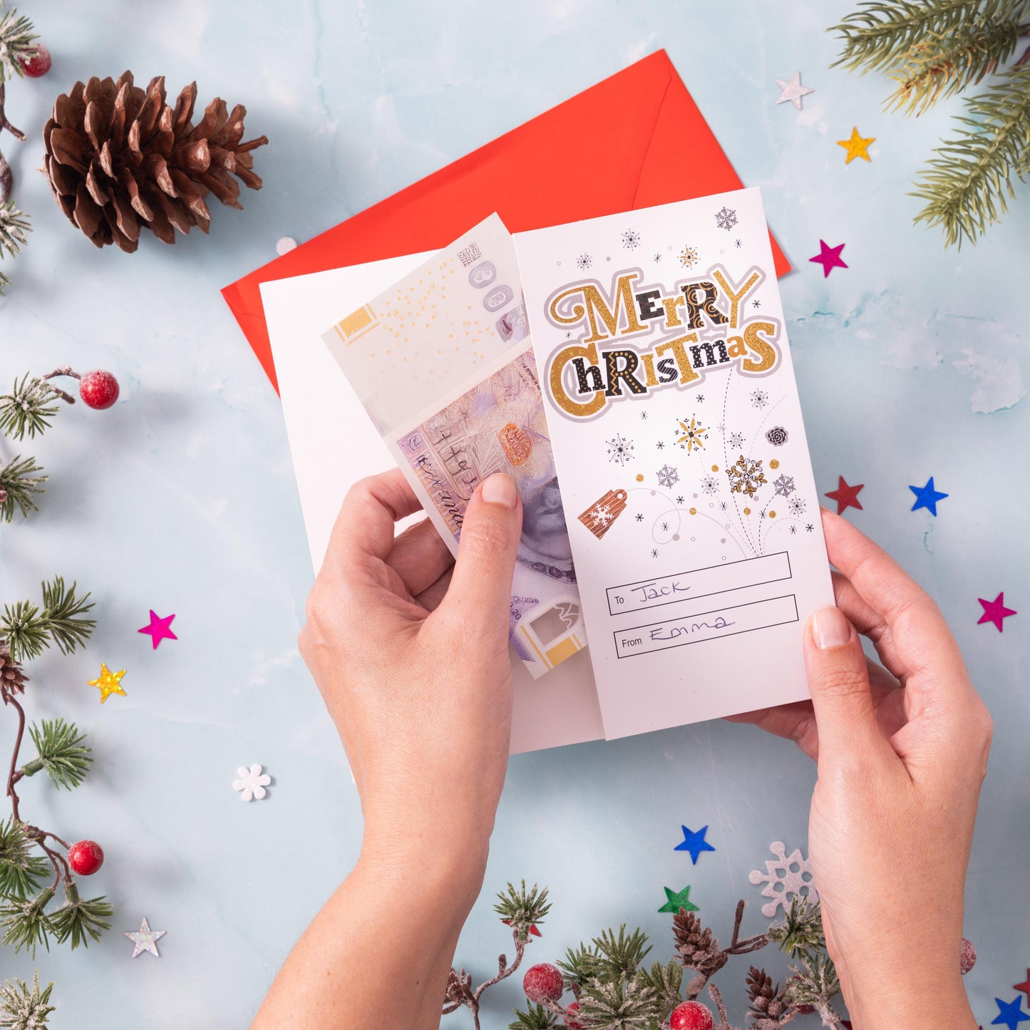 8 Money Wallets Christmas Gift Voucher Card & Envelope 3D Foiled Handcrafted Etsy