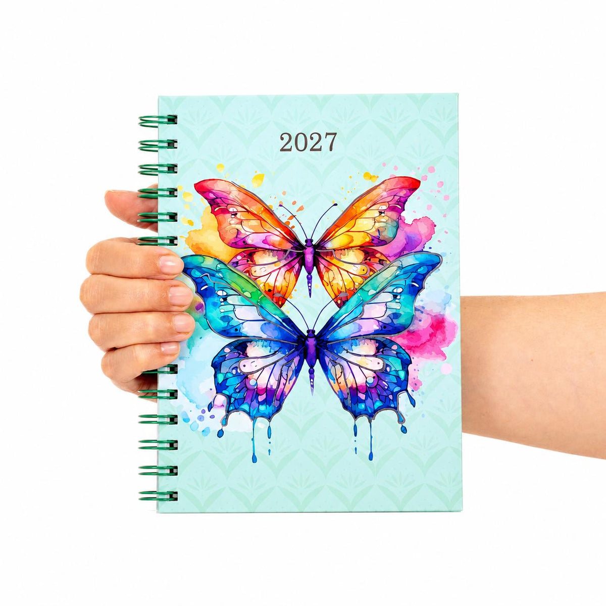 2027 Diary A5 Full Page A Day Diaries Spiral School Hardback Organiser Journal Etsy