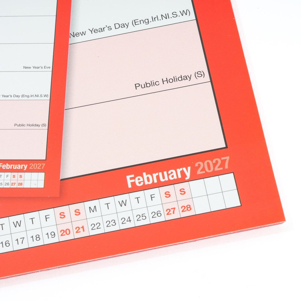 2027 Weekly Planner Calendar Staff Rota Family Organiser 1 Week to View W2W Etsy