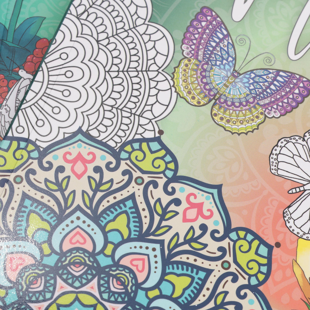 2 Colouring Book Kids Adult Stress Relief Colour Art Therapy Gardens & Mandala Etsy