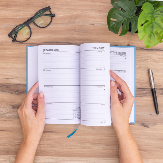 2027 A5 Weekly Diary Planner | Hardback Full Year UK Keechi & co.