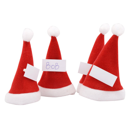 Mini Santa Hat Place Card Holders – Set of 8
