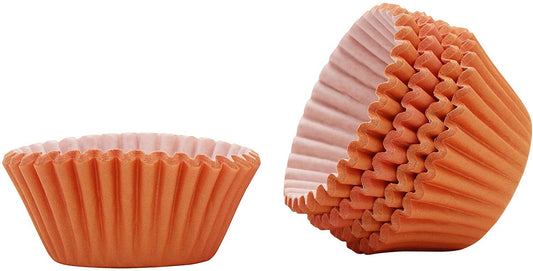 Mini Cupcake Cases Orange 100 Baking Muffin Cake Petits Fours Birthday Party Wedding Home Party Charity and Special Occasions (Orange) Keechi & co.