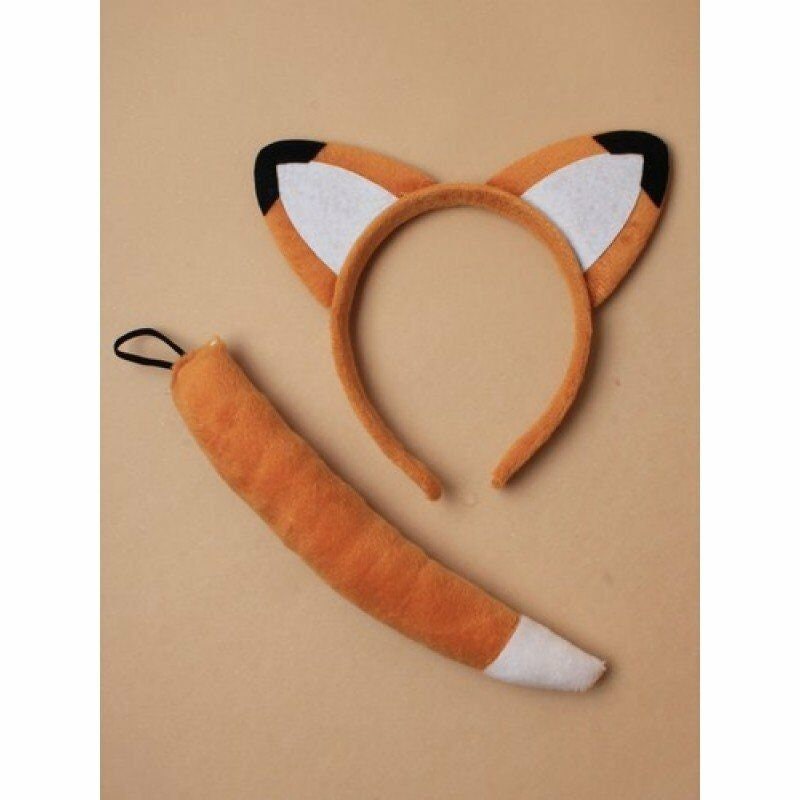 fox Ears & Tail Set Headband Fancy Dress Costume Accessory One size fits all Etsy