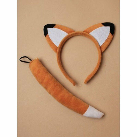 fox Ears & Tail Set Headband Fancy Dress Costume Accessory One size fits all Etsy