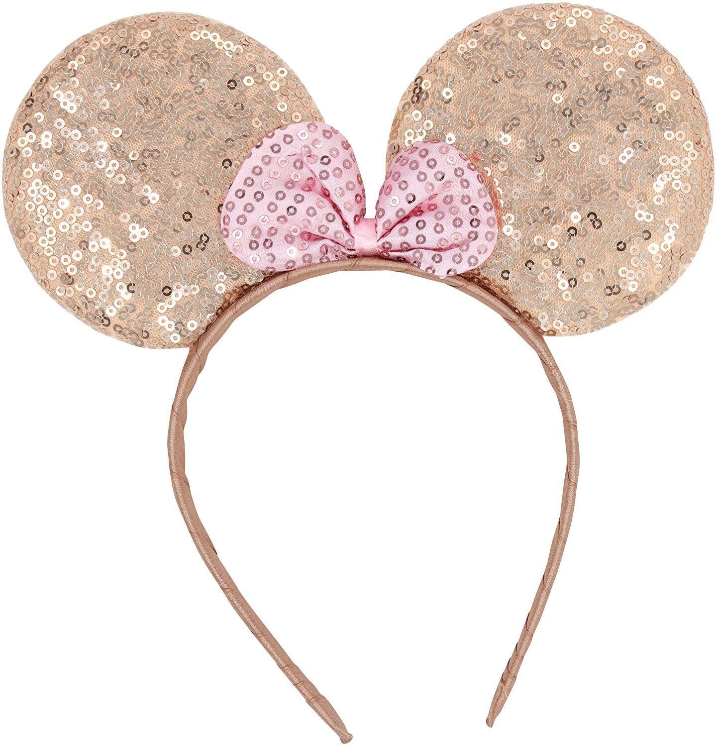 Micky Minnie Mouse Ears hen party adults kids Hairbands Headband Fancy Dress Hen Night Halloween Fancy Dress Girls Birthday (rose gold ) Keechi & co.