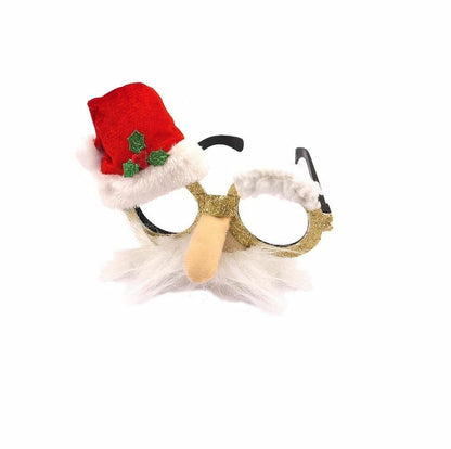 Novelty Christmas Party Glasses – Santa & Reindeer – image 2