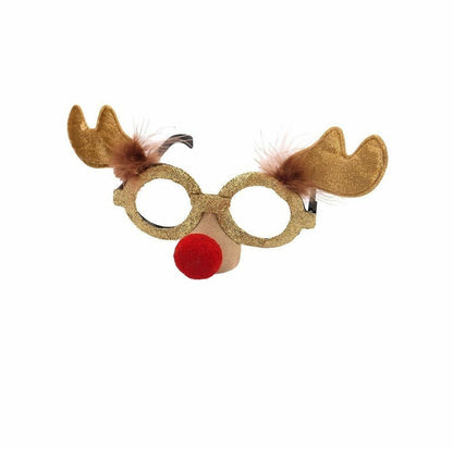 Novelty Christmas Party Glasses – Santa & Reindeer – image 3