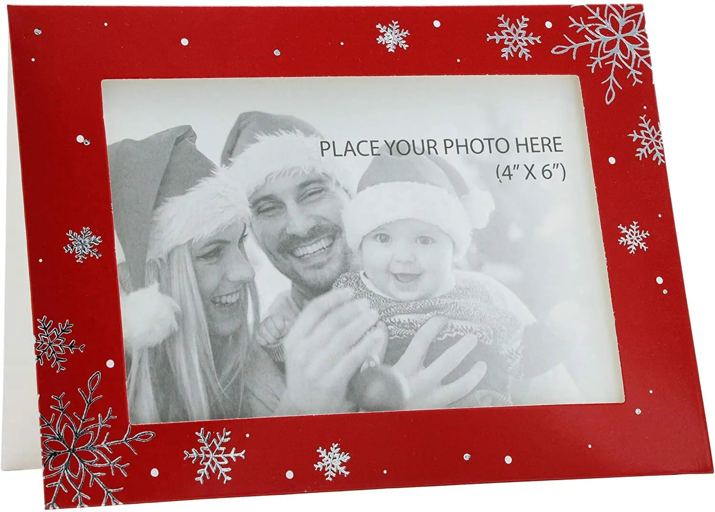 Christmas Photo Frame Cards & Envelopes  Personalised Any Family Picture pack of 6 Keechi & co.