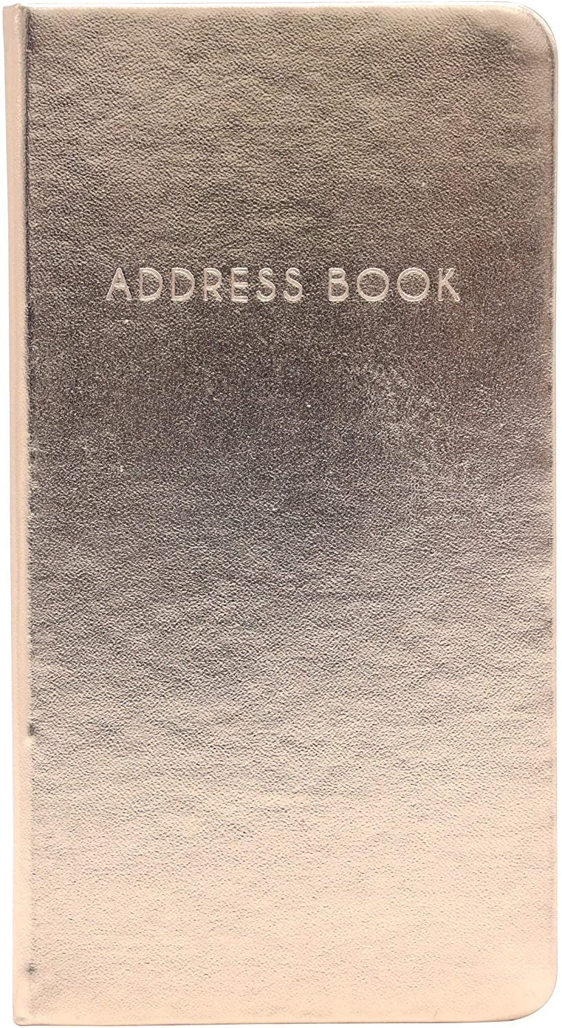 Telephone Address Book  A-Z Index Hard Back Cover  Slim Address - Birthday Book Keechi & co.