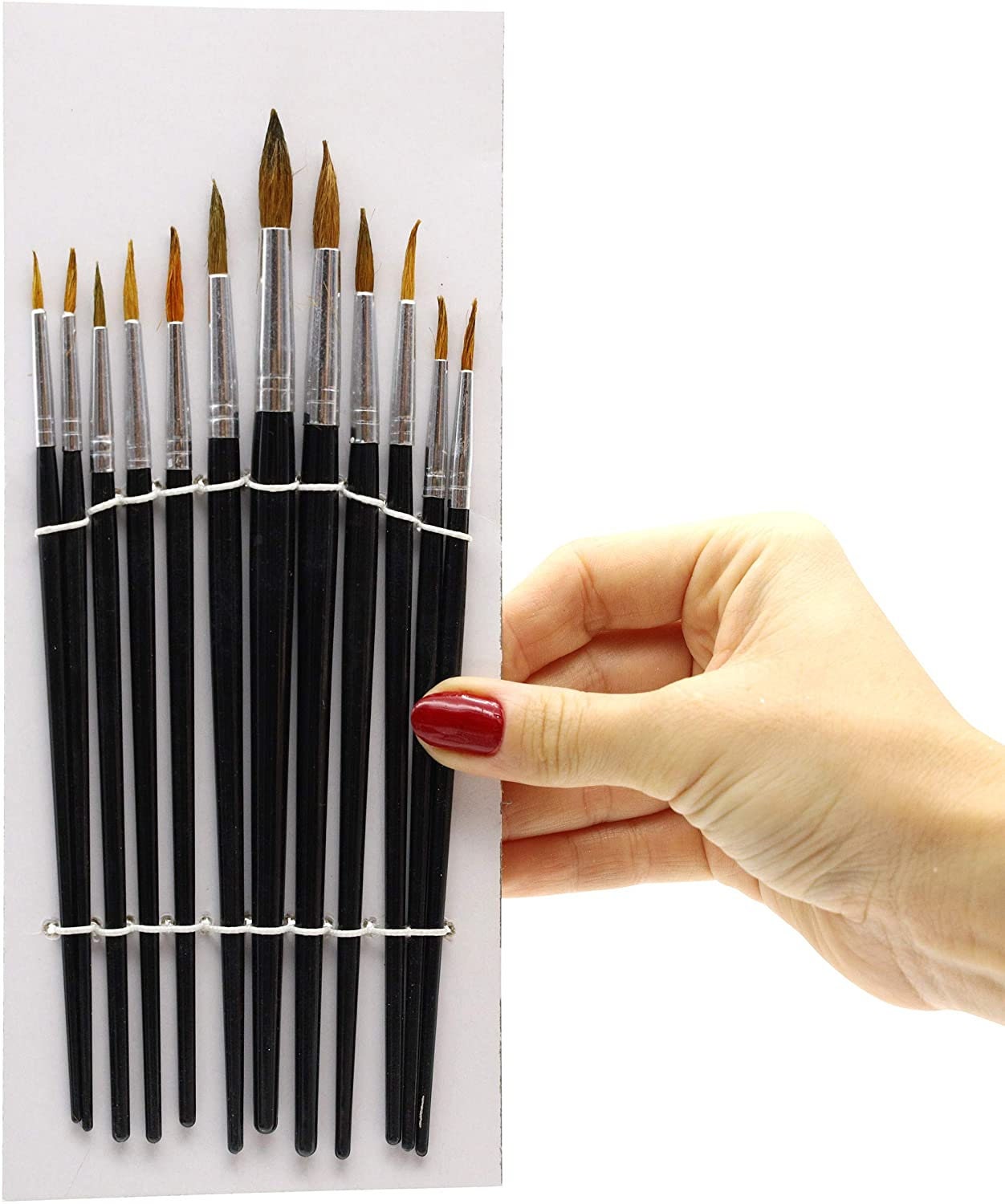 Paint brush for Kids Children & Adult Brushes Craft Brush x 12