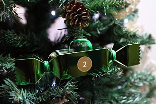 DIY Christmas Cracker Advent Calendar Kit: Foil Boxes & Stickers