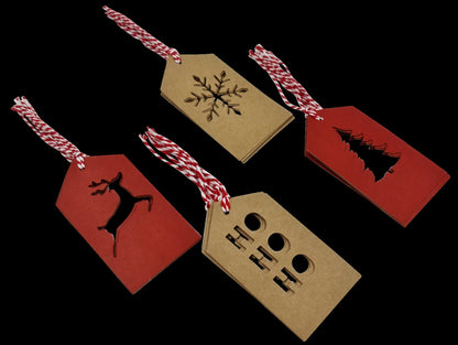 Luxury Kraft Tie-On Christmas Gift Tags – Pack of 20 – image 2