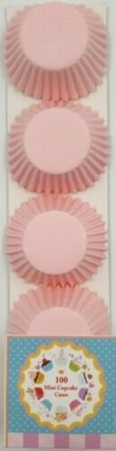 mini cupcake cases baking muffin cake petits fours 20 Different colours pack of 100 Keechi & co.