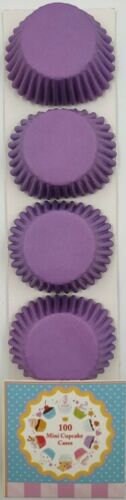 mini cupcake cases baking muffin cake petits fours 20 Different colours pack of 100 Keechi & co.