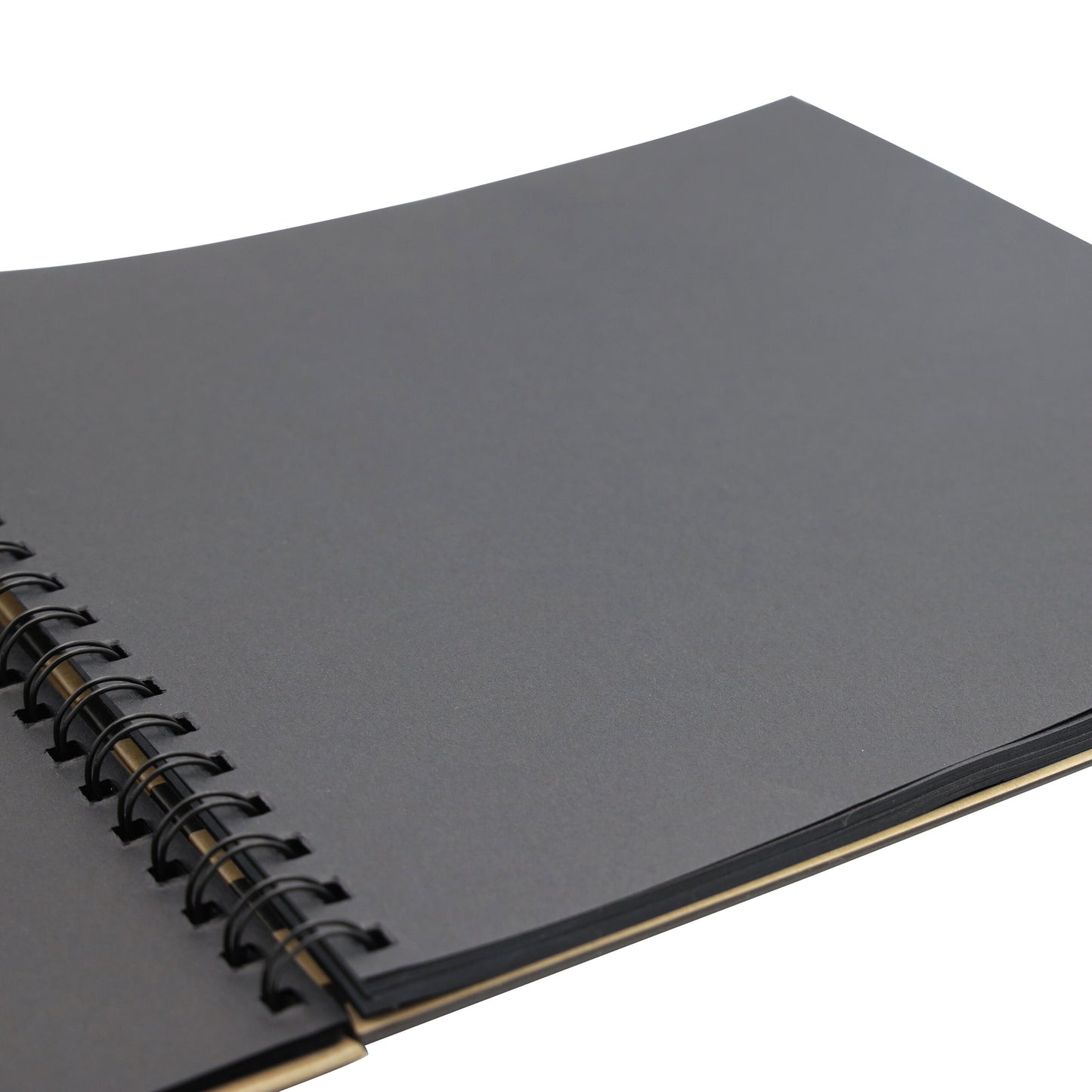 Scrap Book 40 Craft scrapbook Paper Sheets of Black Paper Inside Doodle Book family friends photo album 25 x 25 cm Ribbon Tie Keechi & co.