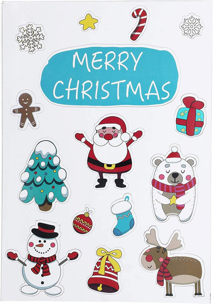 Christmas Fridge Magnets – Santa, Snowman & Reindeer – Set of 13