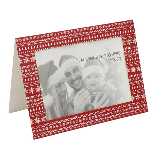 Christmas Photo Frame Cards & Envelopes  Personalised Any Family Picture pack of 6 Keechi & co.