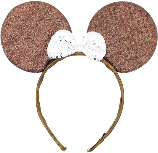 Mouse Ears Headband Fancy Dress Hen Night Birthday Party (brown) Keechi & co.