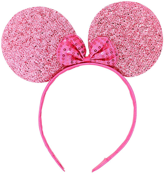 Mouse Ears Headband Fancy Dress Hen Night Birthday Party (Baby pink) Keechi & co.