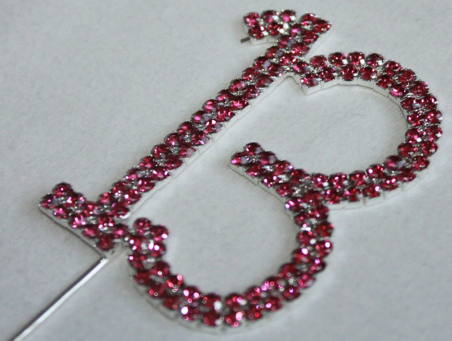 Pink Number 13 Cake Pick Topper Decoration 13th Diamante Sparkly Keechi & co.