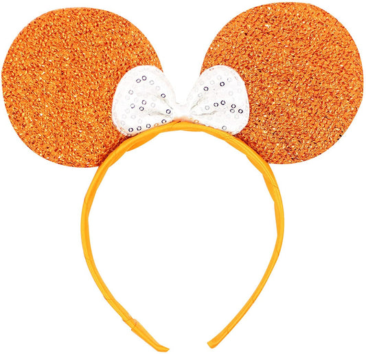 Mouse Ears Headband Fancy Dress Hen Night Birthday Party (orange) Keechi & co.