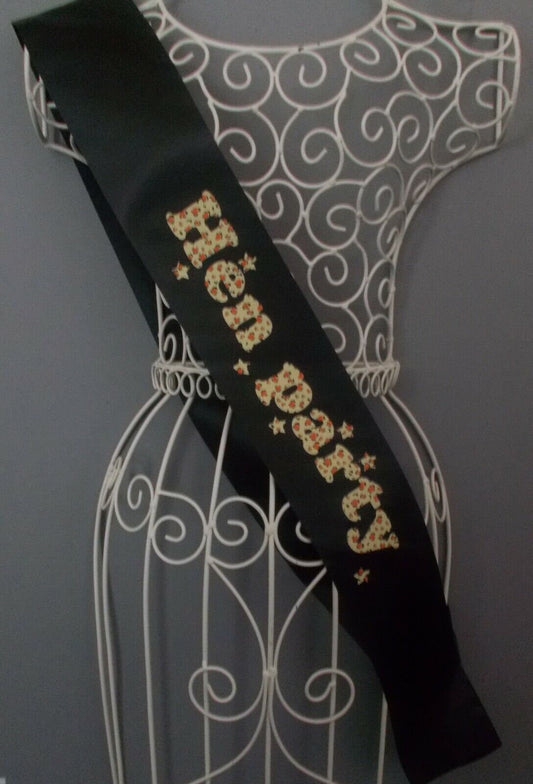 Leopard Print Hen Party Sash: Bride To Be Accessory