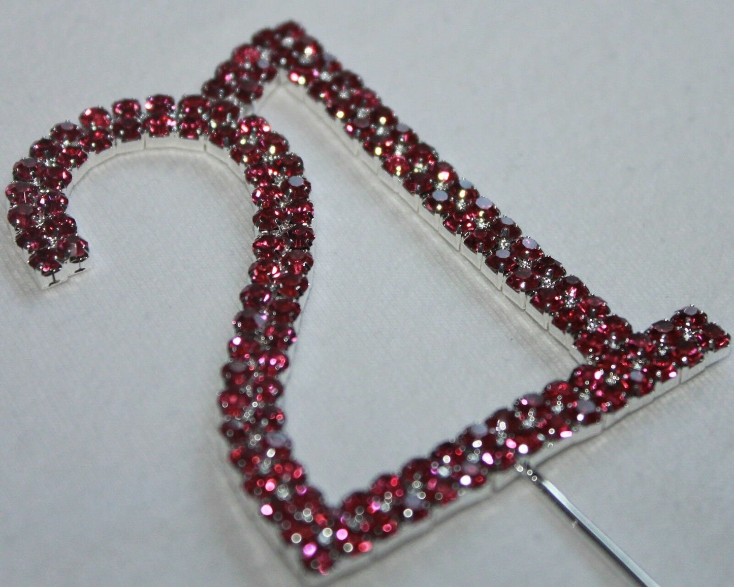 Pink Number 21 Cake Pick Topper Decoration 21st Diamante Sparkly Keechi & co.