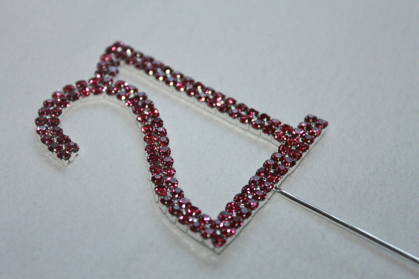 Pink Number 21 Cake Pick Topper Decoration 21st Diamante Sparkly Keechi & co.